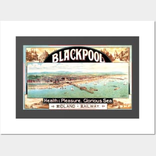 Vintage Travel Poster - Blackpool Posters and Art